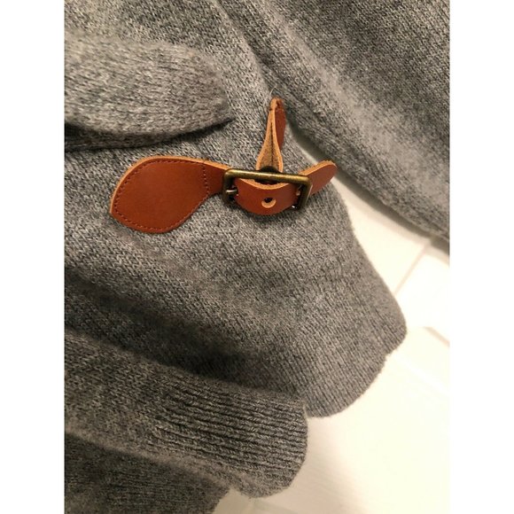 Lands' End Sweater Gray Shawl Collar Women's Small - Picture 2 of 6